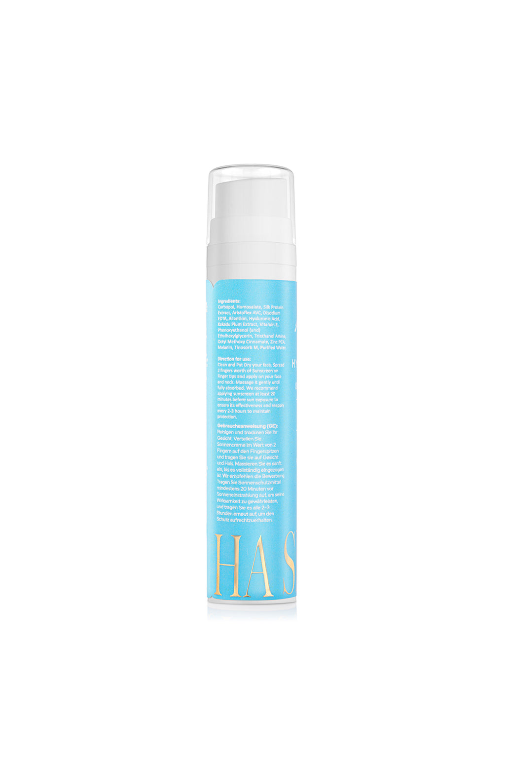 1% Hyaluronic Aqua Sunscreen Gel Broad-Spectrum UVA & UVB Protection SPF 50 PA++++ | Lightweight Aqua Gel