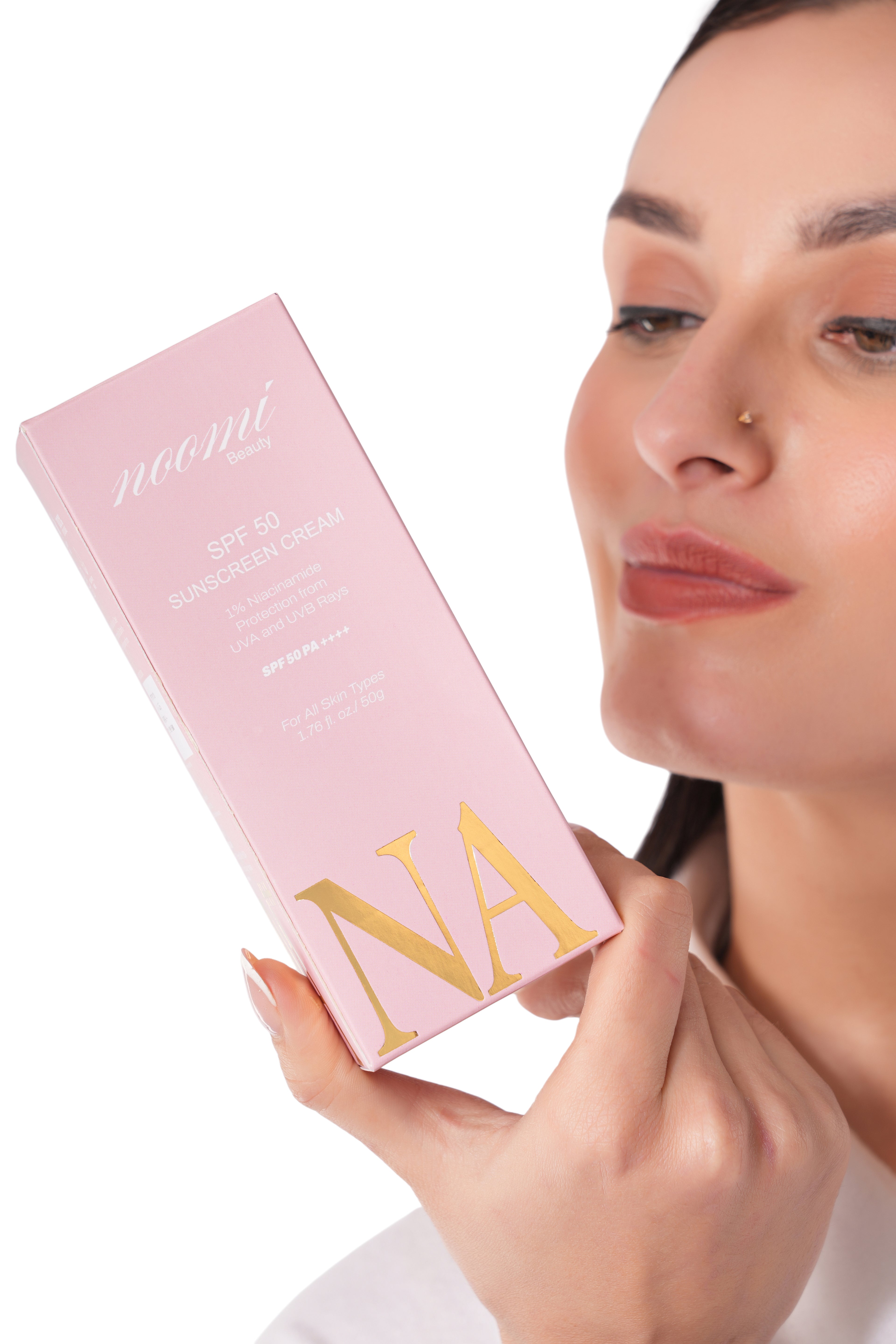 SPF 50 Sunscreen Cream  Broad-Spectrum UVA & UVB Protection With 1% Niacinamide SPF 50 PA++++ | For All Skin Types